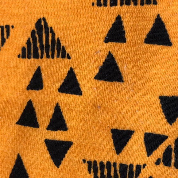 LuLaRoe orange triangle tee size large - Picture 4 of 6